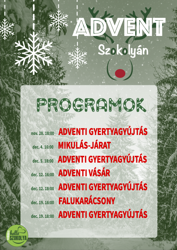 2021. adventi programok